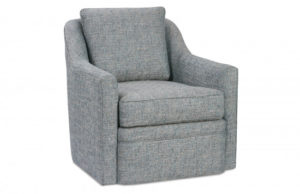 Club chair with swivel base