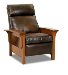 Upholstered - Mission style recliner