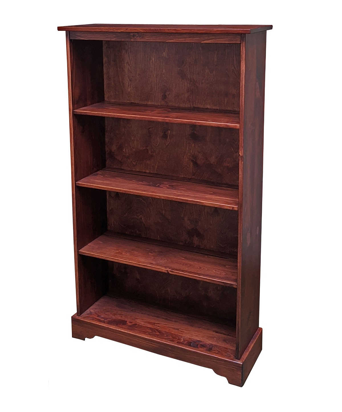 Pine Alder Furniture Fenton, Unfinished Alder Wood Bookcases