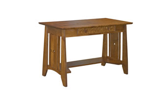 Arts and Crafts style library table